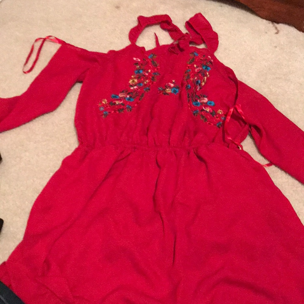 Red dress